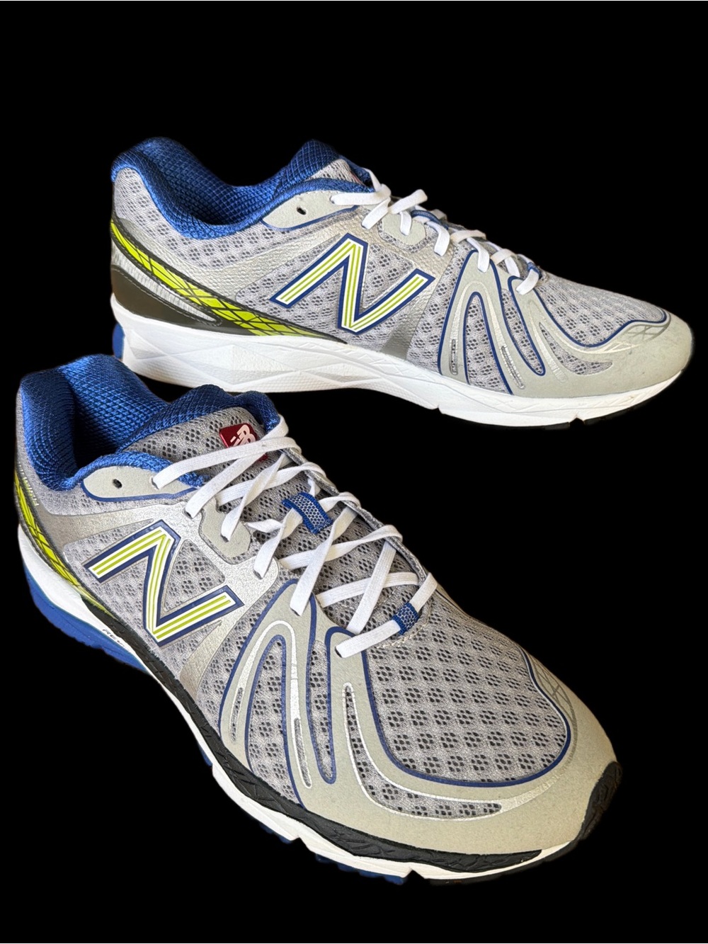 New Balance 890 Men’s size 10.5 Gray / Blue Mesh Running Shoes *NEW*